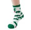 2022 Elk Christmas Socks Dikke Coral Fleece Socks Wholesale Floor Sock Christmas-Socks for Adult Kids B17