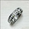 Кольца Class Classic 6mm 18k белого золота Sier Color Plated Cz Diamond Ring