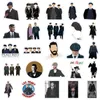 50PCS TV Show Merchandise Stickers for Water Bottle Laptops Computers Flasks Notebook Phone Case W-1335