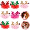 Dog Apparel Christmas Valentines Day Reindeer Star Yarn Cat General Pet Products Headwear Hat Drop Delivery 2022 18U0F