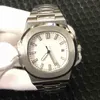 3k 5711 8mm cal324c 8mm montre de luxe mens montres automatiques étanche date montre bracelet en argent bleu inoxydable mécanique orologio di Lusso Montre-bracelet