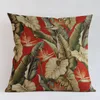 Oreiller afrique plante tropicale feuille de bananier housse de coussin décor canapé chaise décoration de mariage pour la maison cadeau Gfit