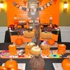 Fournitures de fête 3/6 Halloween citrouille Snack bol support bonbons panier stockage Dessert support organisateur Table cuisine fête bricolage décoration