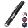 Lampes de poche UV multifonctions pointeur laser rechargeable USB portable mini lampe stylo led 3 en 1 lampe de pointeurs rouge de poche led