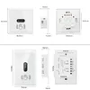 Switch Smart Wall Light Hand Sweep Sensor Glass Screen Panel Without Touch EU US IR Infrared Lights 110V 220V 10A