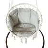 Kudde Swing Chair Seat Garden Hammock Cradle Pads For Patio Wicker Tear Drop Hanging Inomhus utomhus hem sovrum omslag