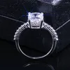 Wedding Rings Trendy Woman Jewelry 2022 Fashion Personality European And American Zircon Ring Engagement