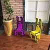Panchine da patio Keith Haring sedia per bambini marca di moda spot graffiti arte moderno arredi per la casa decorativa tn2374