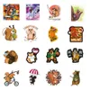 50pcs Mignon Animal Squirrel Cartons autocollants Graffiti Decal ordinateur portable Scrapbook