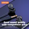Earphones Headset Mic Headphones Ep-M3 In-Ear Wired Control 3.5Mm Interface Smartphone With Color Box For Android