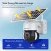 IP -camera's Shiwojia Solar Camera 4G Sim Wifi Outdoor Wireless CCTV Cloud H265 Power Garden Lights Security Surveillance Batterij 221025