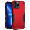 2-in-1-Handyhüllen für iPhone 14 13 12 11 PLUS Pro Max XR XS 8/7/6, stoßfeste Hart-PC-TPU-Softshell-Kameraschutz-Stoßfänger-Design-Abdeckung