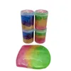 Star five pointed sand skin glue Rainbow Party Favor Unicorn slime Color drum snot can be low boron putty leather