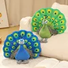 25x30CM Nette Simulation Pfau Plüsch Spielzeug Kawaii Puppen Gefüllte Weiche Tier Peahen Spielzeug Schöne Hause Geburtstag decor Geschenke