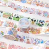 Enveloppe-cadeau Lovely Panda Special Oil Washi Tapes School Supplies Masking Tape Adhesive Diy Scrapbooking Decor Sticker