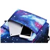 Men Canvas School Laptop Backpack Galaxy Star Universe Space USB opladen voor tieners jongens student meisjes tassen reizen mochila 211029