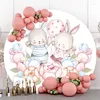 Party Decoration Birthday Round Cartoon Animals Children's Decorations Custom Background Po Booth Wedding Wall Backdrop Event