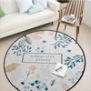 Carpets Korean Style Soft Polyester Design Round For Living Room Bedroom Kid Rugs Home Carpet Floor Door Mat Delicate Rug