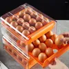 Bakeware Tools Egg Storage Container Hushåll Färgglad låda Typ Fresh Box för kökstillbehör Bakning Mögel