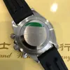 オリジナルのボックスメンズ付きの他の時計自動時計40mmラバーグレーストラップステンレス鋼ケーススリーアイズサファイア防水時計luxuhr mon