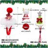 Dog Apparel Holiday Christmas Pet Hat Cat Headwear Adjustable Deer Horn Bell Lace Drop Delivery 2022 18Fjj