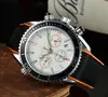 2022 Herren Vollfunktion Quartz Watch Luxury Watch Rubber Band Master