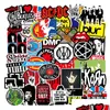 Car Stickers 100Pcs/Lot Retro Band Rock Sticker Music Graffiti Jdm Stickers To Diy Guitar Motorcycle Laptop Lage Skateboard Car Snow Dht4O