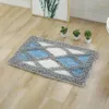 Tapis coton tapis absorbant tapis décoratifs pour salon/chambre entrée paillasson chevet lavable tapis Machine