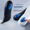 Ulepsz wkładki PU dla buty Sole Shock Absorption Absorpcja oddychająca poduszka do biegania sportowego wkładki stóp man kobietę ortopedyczną wkładkę