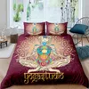 Ensembles de literie Bohème Chakra Méditation Housse de couette Relax Thème Yoga Ensemble Exotique Mandala Lotus Couette Complet King Chambre Décor