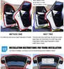 Interior Accessories 4 Meters Small D Type Noise Insulation Car Sound Auto Deadener Door Engine Hood Trunk Decor Soundproof Tape