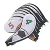 NOWOŚĆ 9 PCS Golf Club Cover Cover Iron Putter Cover Cover Zestaw Outdoor Sport Accessoires