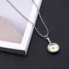 Betty Diy Fried Ei Pendant ketting voor vrouwen Fashion Eggs Bray Pan Necklace Chain Gift