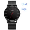 Wristwatches BSL996N Custom Men Watches Stainless Steel Japan Movement OEM Women Watch Brand Logo Print Your Design Po Relojes