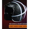 Cycling Helmets v Ather American Retro voor Hary Motorcyc Classic Mode half Winter Warm ABS PC High Strength L221014