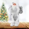 Christmas Decorations Santa Claus Statue Standing Holiday Figurine Collection Xmas Tree Hanging Decor Traditional Doll Ornaments