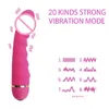 Skönhetsartiklar 20 lägen mjuk silikon dildo vibrator kvinnor g spot klitoris stimulator realistisk penis kvinnlig onanator vuxna sexiga produkter