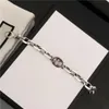 Top Luxury Bracelets Designer for Women Titanium Steel Chain Bangles 18cm 20cm 22cm Men Bracelet Letter Charms Jewelry Fashion Hip Hop Thanksgiving Day Gift 36GZ