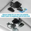 Interior Accessories Car Glasses Case Auto Sun Visor Holder Sunglasses Clip Card Eyeglasses