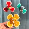 3st Fidget Sug Cup Spinner Toy for Baby 1 2 Year Cartoon Insect Rotating Rattle Sensory Educational Games Rattles for Kids 220531