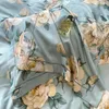 Bedding Sets Svetanya Silkly Egyptian Cotton Set Linens Floral Printed Sheet Pillowcase Duvet Cover