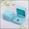 Jewelry Pouches Bags Jewelry Pouches Bags Veet Pendant Necklace Box Classic Gift Boxes For Wedding Christmas Thanksgiving Birthday D Dhtgs