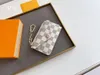 Portafoglio lunghe con cerniera in pelle Top Women's Luxury Coin Wallet Business Card Card Designer Handbag 69431