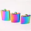 Hip Flasks 250pcs/Lot Flask 6oz/170ml 7oz/200ml 8oz/220ml Wine Kettle Bottle Alcohol Whisky Pocket Cup Stainless Steel Multi Designs