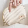 Make Up Case Semicircle Cosmetic Bag Kvinnor Makeup V￤skor Travel Organiser Beauty Toatetry Storage Pouch