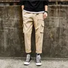 Men's Pants Four Seasons Versatile Multi-pocket Port Fashion Brand Casual Men's Overalls Straight Loose Japanese Korean Trousers