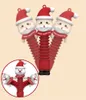 Luminous Light Santa's Telescopic Stretchy Tube Christmas Santa Claus Snowman Doll Stretching Decompression Toys