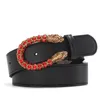 Luxe Designer Riem Naald Gesp Mode Hoge Kwaliteit Echt Leer Vrouwen Riemen Mannen Brief Tailleband Voeg Doos toe