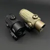 Tactische accessoires G43 G33 ZICHT VOOR 558 ZICHT 3x vergrootglas scope met schakelaar naar zij snel afneembare QD Mount Fit -jagen