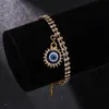 Charm Bracelets Classic Turkish Evil Eye for Women Luxury Aaa Cubic Zircon Cz Hamsa Hand Trend Female Party Jewelry Gift 5633 Q2